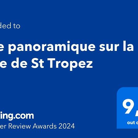 Vue Panoramique Sur La Baie De St Tropez Villa Les Issambres Dış mekan fotoğraf